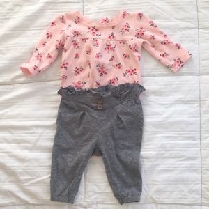 Long sleeve onesie with pants